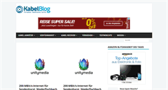 Desktop Screenshot of kabel-blog.de